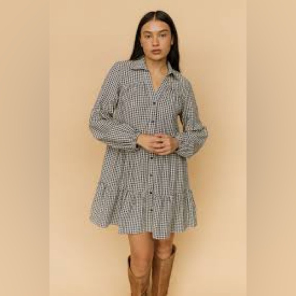 Plaid Mini Dress